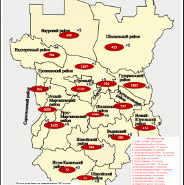 Карта распространения COVID-19