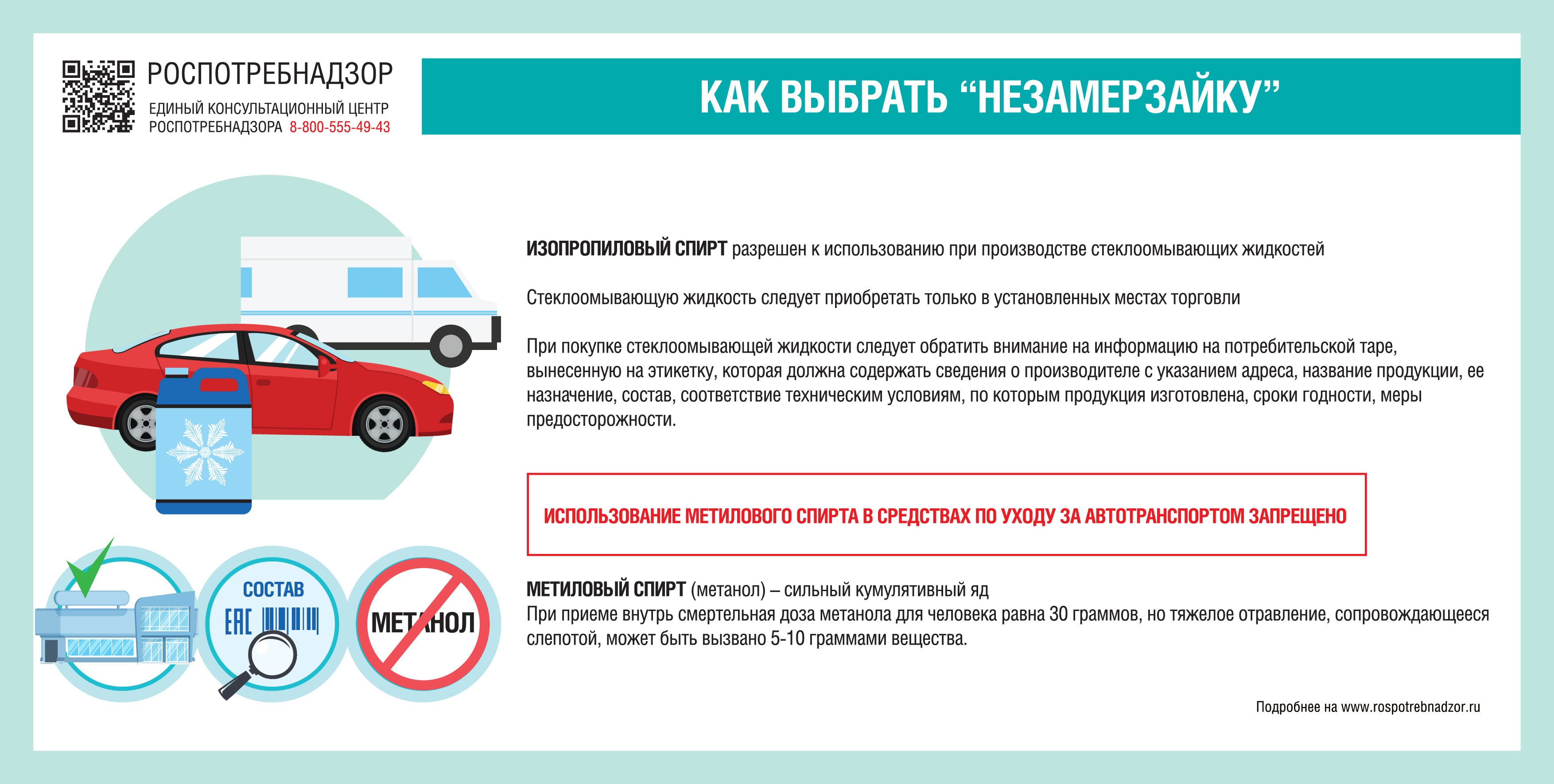 Выбор безопасной стеклоомывающей жидкости