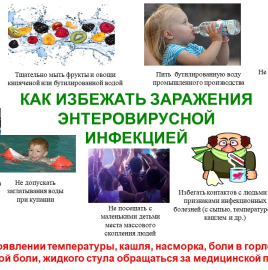 Энтеровирусная инфекция и меры ее профилактики