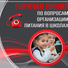 Горячая линия по вопросам организации питания в школах