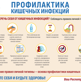 Управление Роспотребнадзора по Чеченской Республике информирует о мерах профилактики острых кишечных инфекций