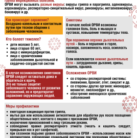 Профилактика ОРВИ в детских коллективах.