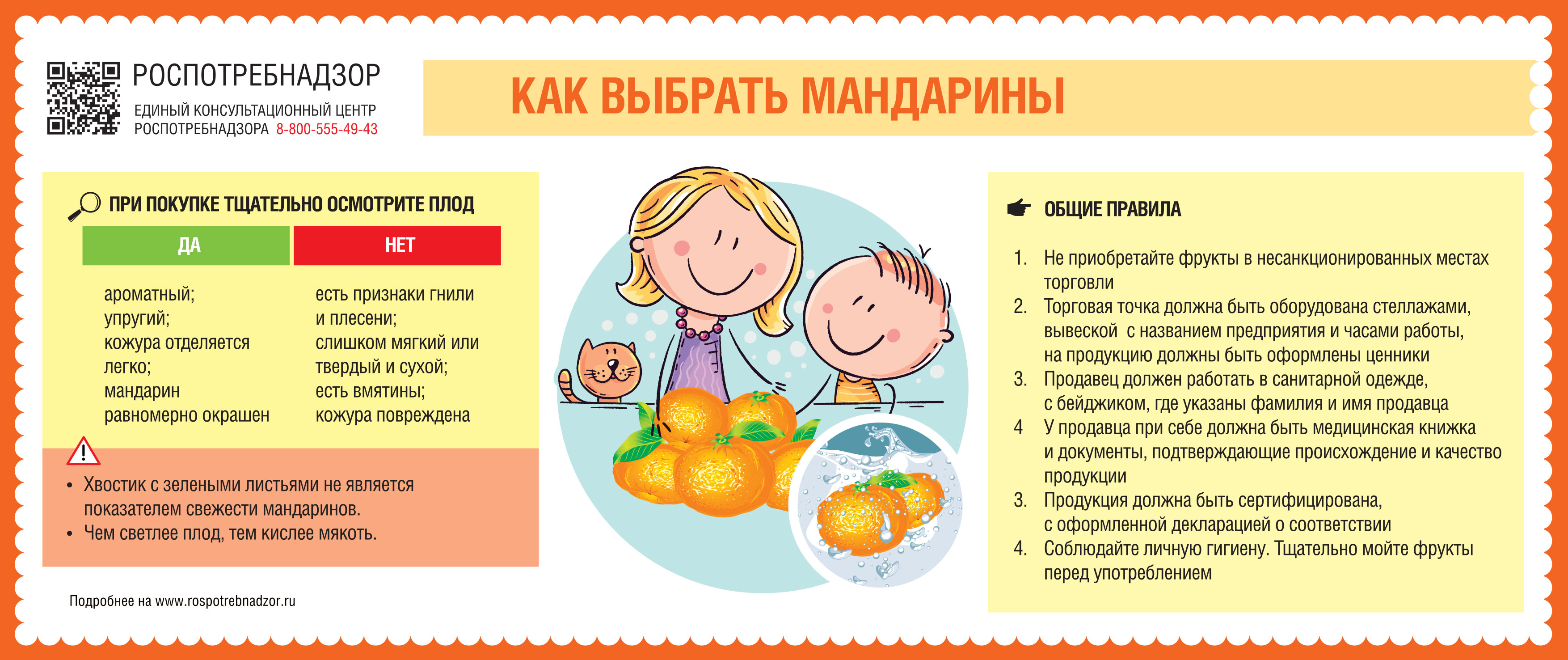 О рекомендациях как выбрать мандарины